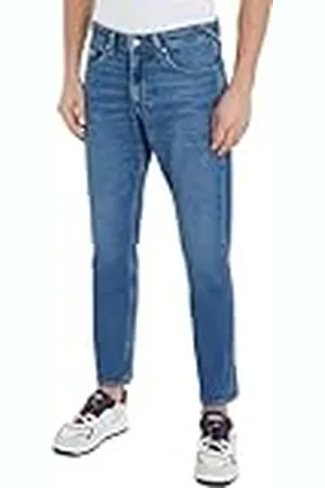 Tommy Hilfiger Vaqueros Hombre Scanton Slim Fit, Azul (Denim Medium), 34W/34L