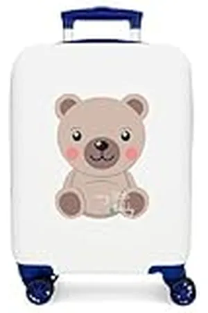 Roll Road Happy Pets Maleta de Cabina Blanco 33x50x20 cms Rígido 2 kgs Cierre de combinación Lateral ABS 2 kgs 33L Equipaje de Mano