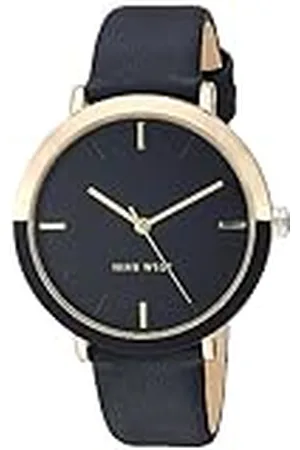 Nine West Reloj de Pulsera, Mujer, NW/2346GPBK