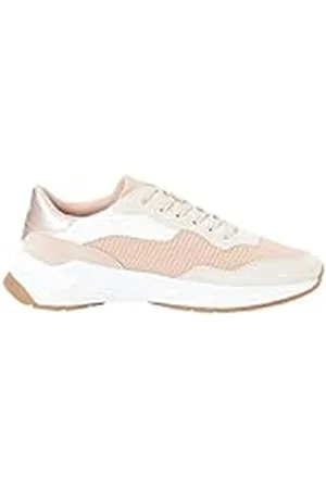 HUGO BOSS Skylar_Runn_mesdmt, Zapatillas Mujer, Light/Pastel Brown, 37 EU