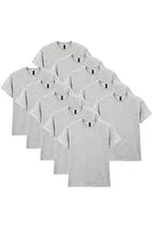 Gildan Camiseta de algodón Pesado para Adultos, Gris (Sport Grey), XXXXXL para Hombre