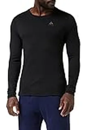 Odlo Hombre Camiseta de manga larga de ropa interior funcional 100% MERINO 200 GRAMM