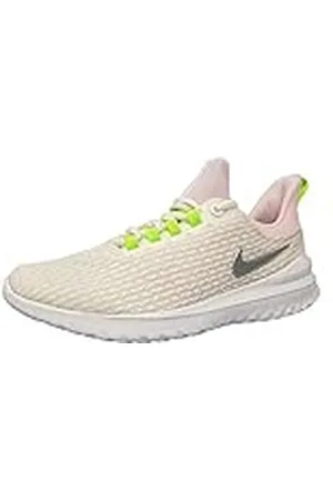 Nike Renew Rival (GS), Zapatillas de Atletismo Mujer, Multicolor (White/Metallic Silver/Platinum Tint 100), 36 EU