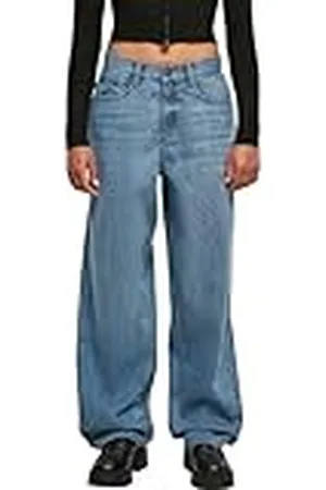 Urban classics Pantalones Vaqueros para Mujer de Cintura Alta 90 