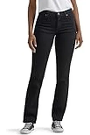 Lee Pantalones Vaqueros para Mujer., Negro (Onyx), 44