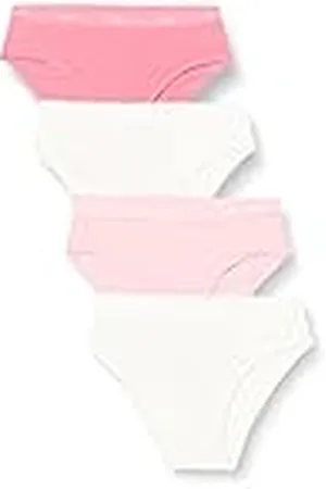 Dim Pack De 4 Bragas En Algodón Elástico Les Pockets Eco Niñas x4, , 14 años