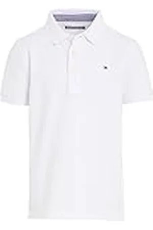 Tommy Hilfiger Niño Polo de Manga Corta de Algodón Orgánico, , 5 Años