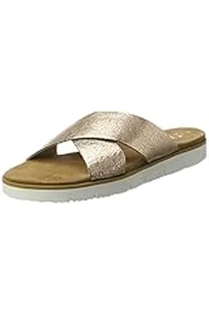 QS by s.Oliver 27106, Sandalias con Cuña Mujer, Rosa (Rose Crackle 539), 42 EU