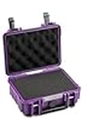 B&W International - Maletín de Transporte para Exteriores, Tipo 500, Color Morado, con Espuma cúbica, Resistente al Agua según la certificación IP67, a Prueba de Polvo, inastillable e