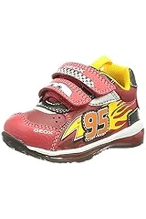 Geox B Todo Boy B, Sneakers para Bebé Niño, Multicolor (Red/Black), 22 EU