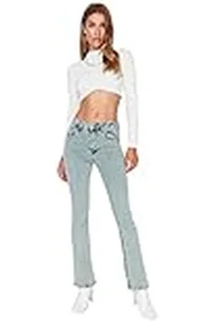 Trendyol Woman Flare Jeans, , 60 para Mujer