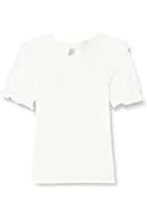 Koton Blouse Short Puff Sleeve Wide Peter Pan Neck Cotton, Blusa niñas,