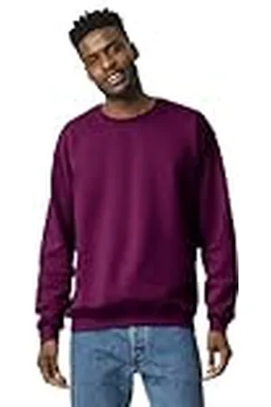 Gildan Sudadera de Forro Polar con Cuello Redondo para Hombre, Estilo G18000, Opaco, , XXL