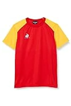 Le Coq Sportif N°8 Maillot Match MC Camiseta de Manga Corta, Niños, Enfant Pur Rouge, 12A