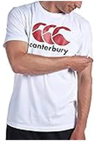 Canterbury CCC Logo Camiseta, Hombre, Blanco, XL