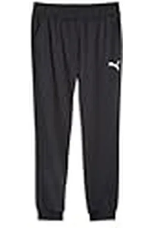 PUMA Fit Taped Polyspan Jogger Pantalones de Punto, Hombre, Negro Black, XXL