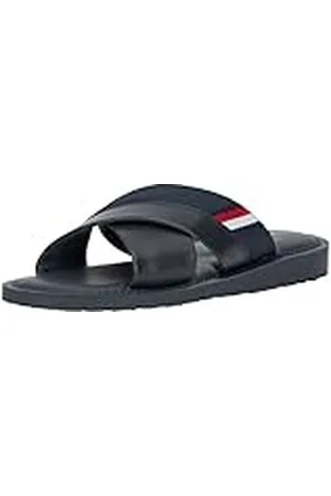 Tommy Hilfiger Sandalias Hombre de piel, Blau (Azul), 40
