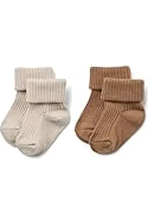 WHEAT 2 PK Wolle Rib Socken Ziggy Calcetines, , 19-21 Unisex niños