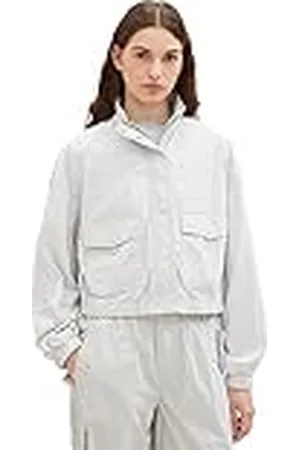 TOM TAILOR Anylon Chaqueta de Entretiempo con Bolsillos, , L para Mujer