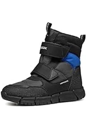 Geox J FLEXYPER Boy B ABX, Bota de Nieve, DK Grey/Royal, 33 EU
