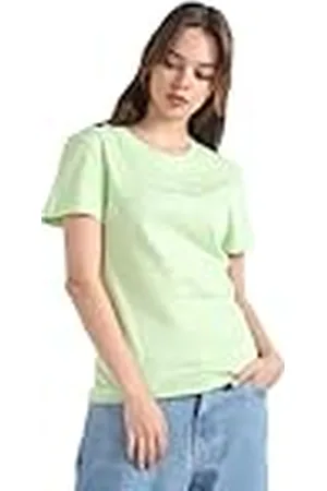 Calvin Klein Jeans MONOLOGO Slim tee J20J222564 Camisetas de Punto de Manga Corta, , XS para Mujer