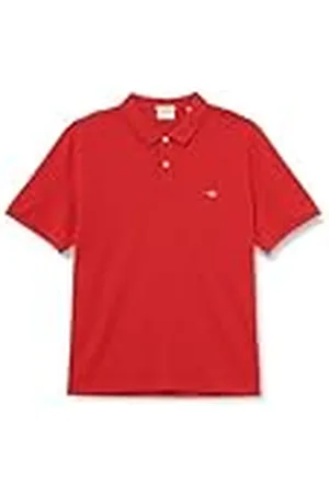 GANT Reg Shield SS Pique Polo Camisa, Rojo rubí, XXXXXL Hombres
