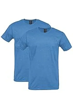 Gildan Camiseta de algodón Softstyle, Estilo G64000, Paquete de 2, , M (Pack de 2) para Hombre