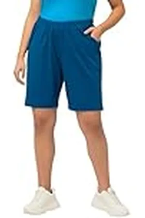 Ulla Popken Pantalones Cortos, Bolsillos, Cintura elástica 818396, , 56W x 32L para Mujer