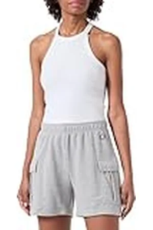 Champion Legacy Icons W-Spring Terry Cargo Bermudas Pantalones Cortos, , S para Mujer