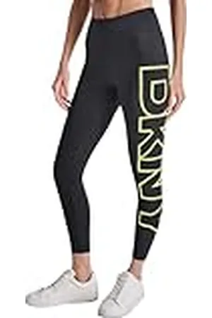 DKNY Tight Exploded Logo High Waist Balance Compression Legging Leggings, , XL Mujeres