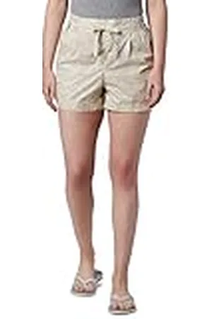 Columbia Pantalones Cortos Summer Chill Mujer, Stone Wispy Bam, S
