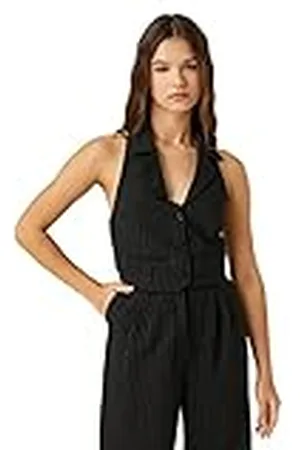 Koton Sırtı Açık Yelek-Camiseta de Cuello con Detalles, , 42 para Mujer