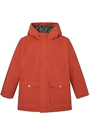 Hackett Tech Parka Chaqueta, Rojo (Terracotta), 15 años para Niños