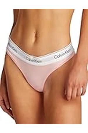 Calvin Klein Tanga Mujer Thong Ropa interior, Rosa (Buff Pink), S