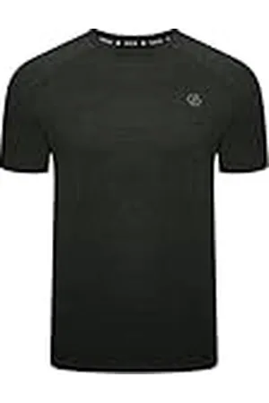 Dare 2B Camiseta Persist Camiseta de Entrenamiento para Hombre GIM and Running Camiseta Q-WIC Plus Tejido Ligero con Repelente de olores y Detalles Reflectantes Estampados - Camiseta Deportiva