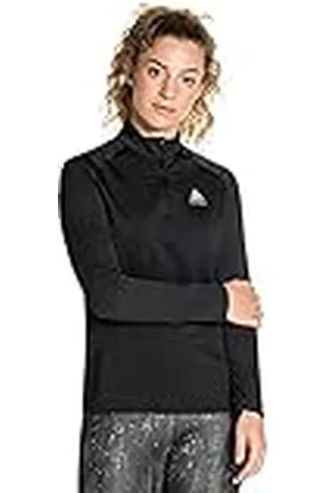 Odlo Jersey para Mujer de Capa Intermedia Ceramiwarm Element, Mujer, Suéter pulóver, 313241, , Large