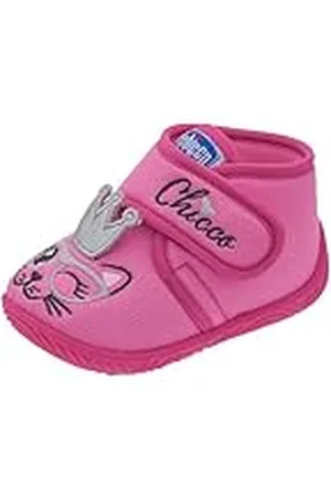 chicco Pantuflas para Niña Casa y Guardería, Babuchas Cómodas, Flexibles, Transpirables y Ligeras, Zapatillas Casa Bebé