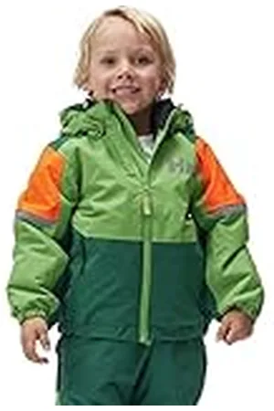 Helly Hansen Swift Team Jacket, Chaqueta De Pluma Para Acampada Y Marcha Niño Unisex Youth, (Green), Talla Única