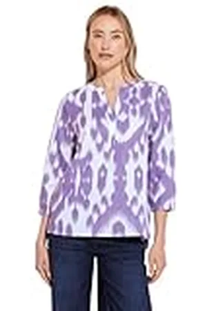 Street one A344479 Blusa de Mezcla de Lino, Women
