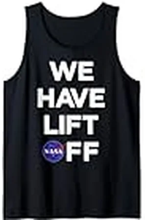 Nasa We Have Lift Off Text Stack Logo Camiseta sin Mangas