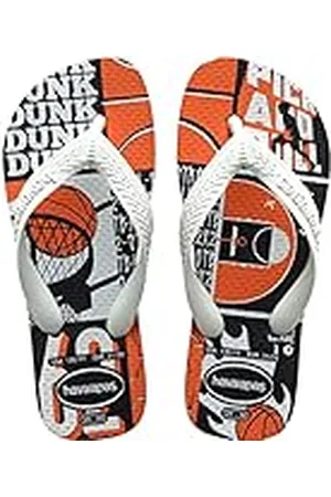 Havaianas Kids Athletic, Sandalias Niños, New Graphite/White, 33/34 EU