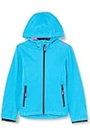 CMP Chaqueta softshell infantil melange con capucha fija, , 164