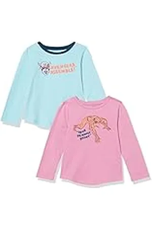 Amazon Disney | Marvel | Star Wars | Frozen | Princess Camisetas de Manga Larga Niña, Pack de 2, , 9 años