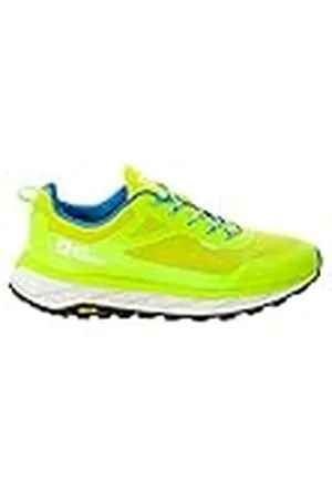 Jack Wolfskin Terrashelter Low M, Zapatillas para Caminar Hombre, Multicolor (Lime/Blue), 41 EU