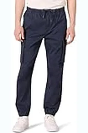 Amazon Pantalón de chándal Cargo de Ajuste Regular con Cintura Ajustable con cordón Hombre, , M