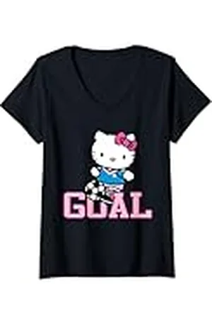 Hello Kitty Mujer Objetivo de Camiseta Cuello V