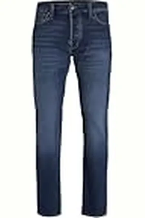 JACK & JONES Jjimike Jjicon I.K. Sq 026 Pls Jeans, Vaquero Azul, 48W / 32L para Hombre