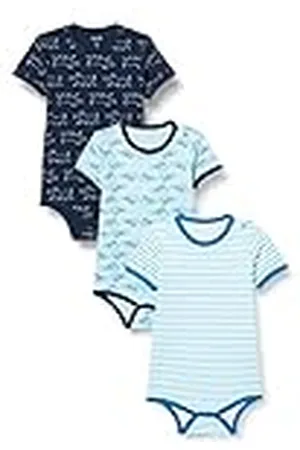 CARE LABEL Body Bebe Manga Corta, Blue (769), 80