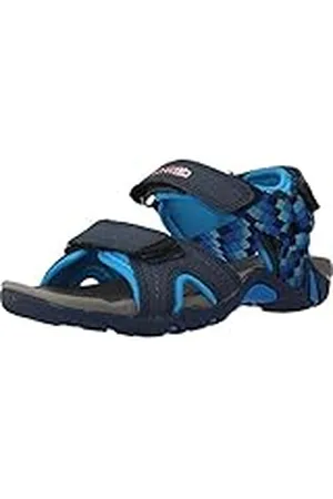 Garvalin 182851, Sandalias con Punta Abierta Niño, Azul (Blue), 34 EU