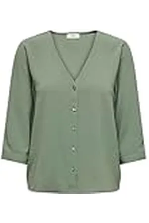 JDY Blusa Mujer Camisa Ligera Crepe Top Elegante Moda LION, Color: , Talla:44